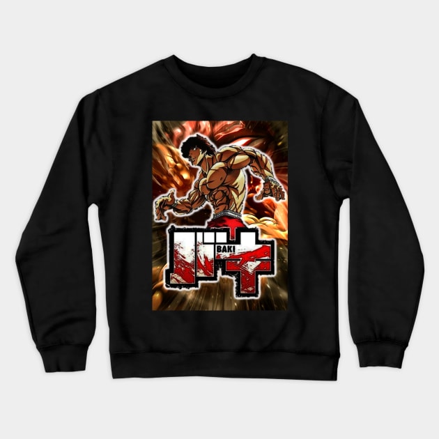 Baki Hanma Crewneck Sweatshirt by store of art